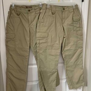 5.11 Womens khaki tactical pants